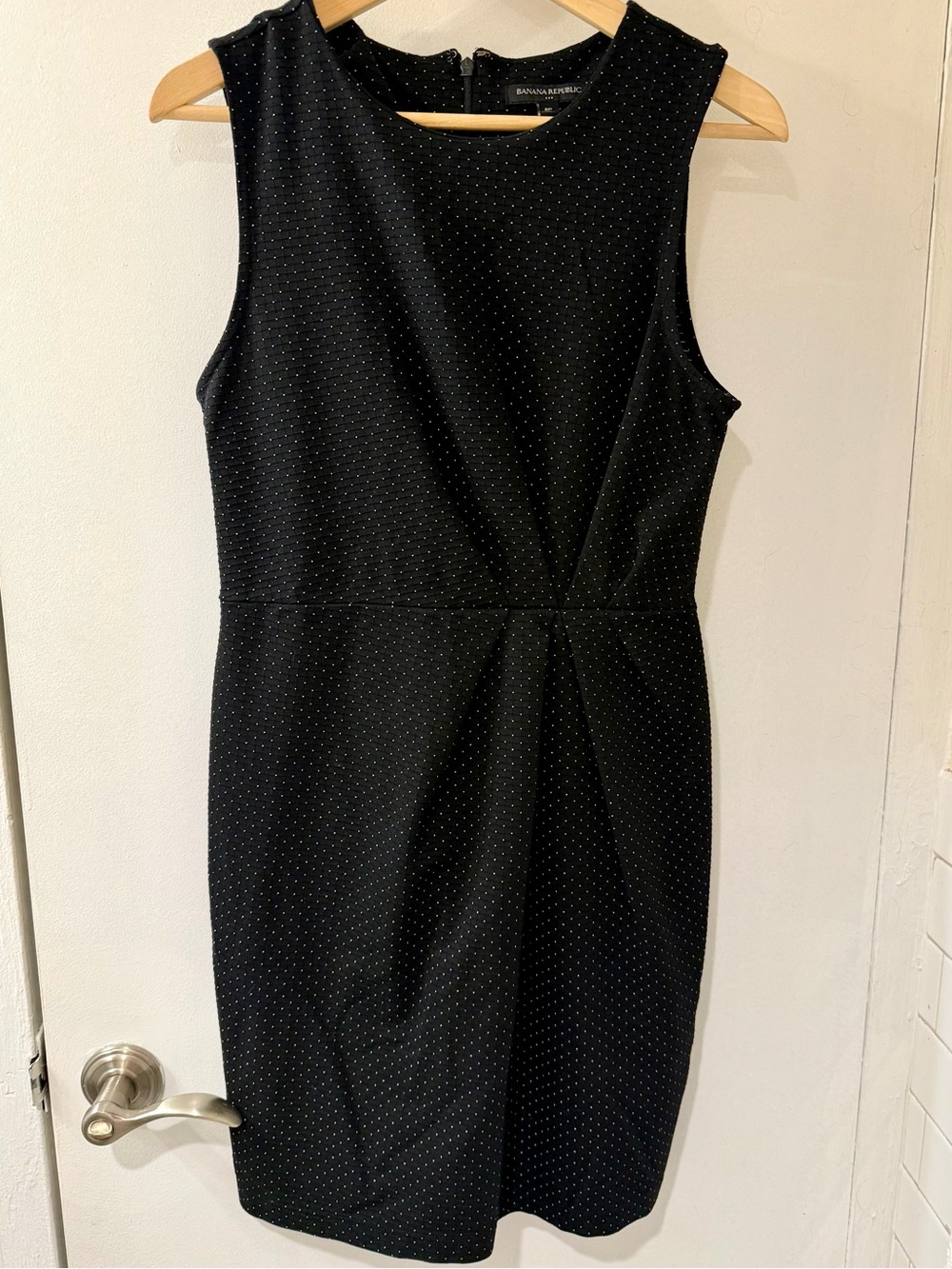 Banana Republic Black Sleeveless Sheath Dress